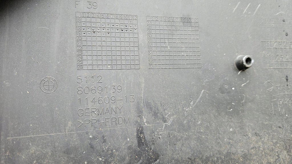 фото №13, Bmw x2 f39 m-pakiet диффузор спойлер накладка бампера заднего задняя