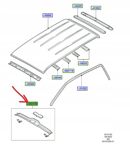 фото №1, Wzmoncnienie плита дах ford maverick 2002-2006