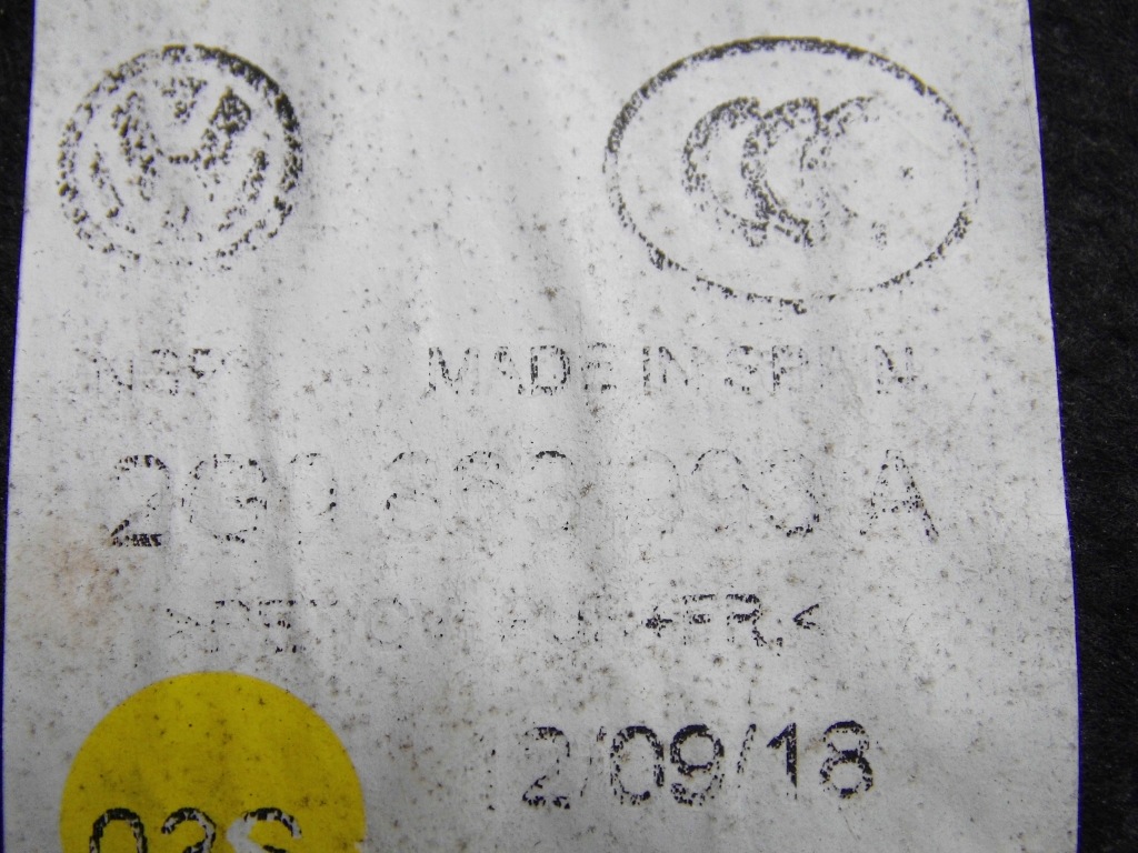 фото №9, Шумоизоляция стены перегородки 2g0863993a vw polo 2g vi оригинал