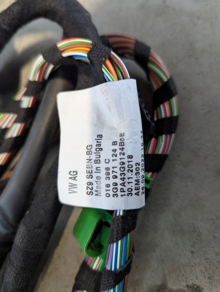 фото №9, Passat b8 kombi 2015-2024 hak буксировочный электрический жгут