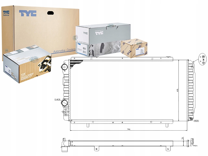 Купить Радиатор воды citroen jumper 2.5 tdi 4x4 230p