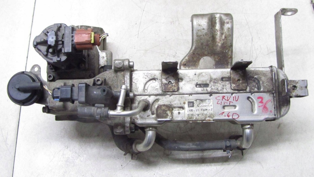 фото №1, Chevrolet cruze 2.0d радиатор выхлопных газов egr 25185316