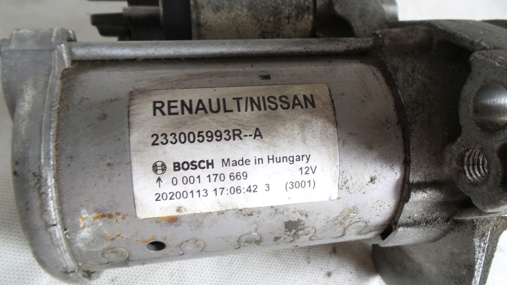 Стартер nissan micra k14 v 2020 233005993r-a bosch 1.0 dig-t renault Недорого