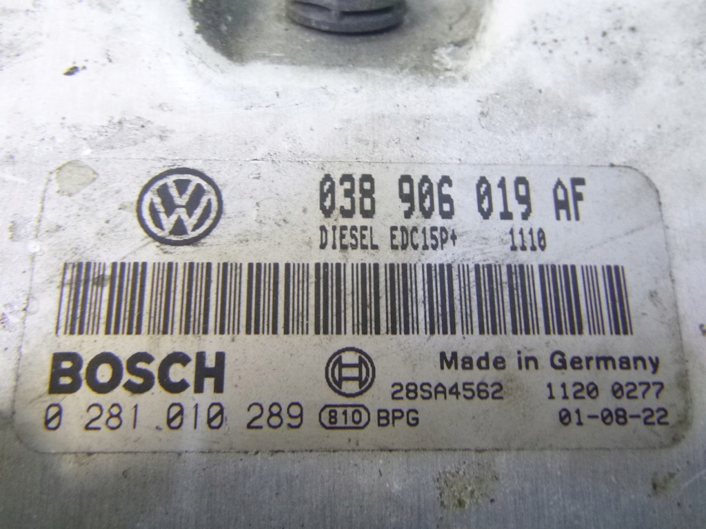 фото №7, Набір стартовий бортовий комп'ютер skoda fabia 1.9 tdi 2001