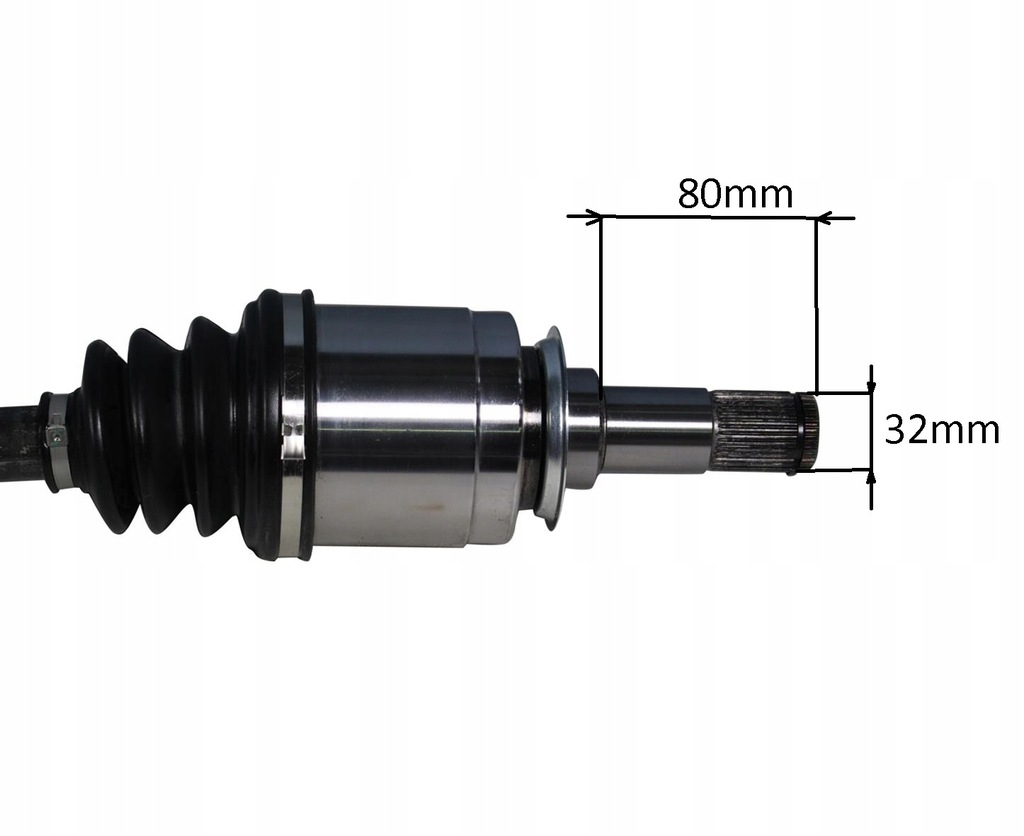 фото №3, Привідний вал задня 80mm gsp 82000 jeep grand cherokee wk2