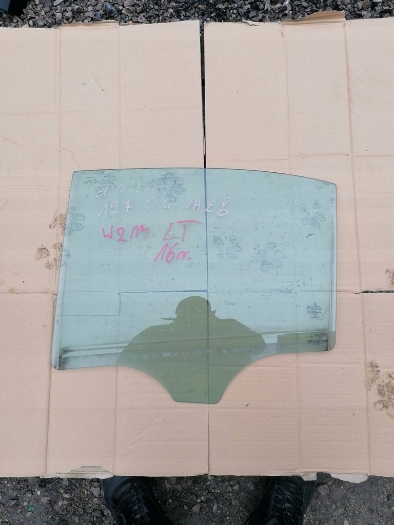 фото №1, Mercedes w213 стекло дверь левая задняя 16r sedan