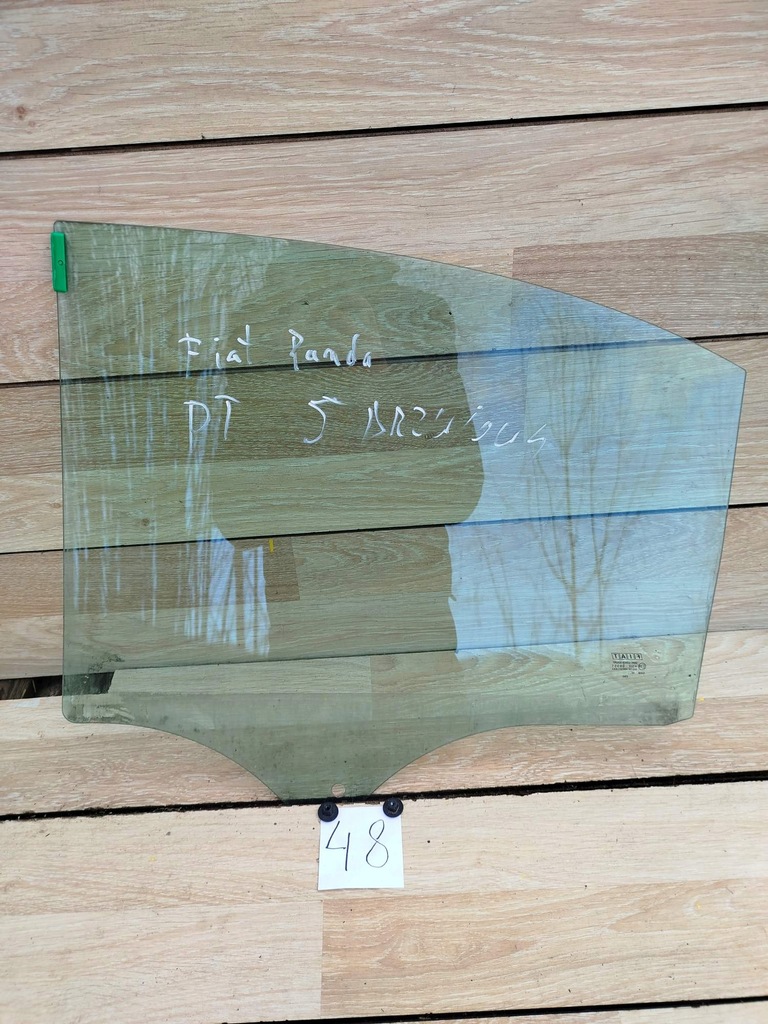 фото №1, Стекло боковая дверь правый задняя fiat panda ii 5d