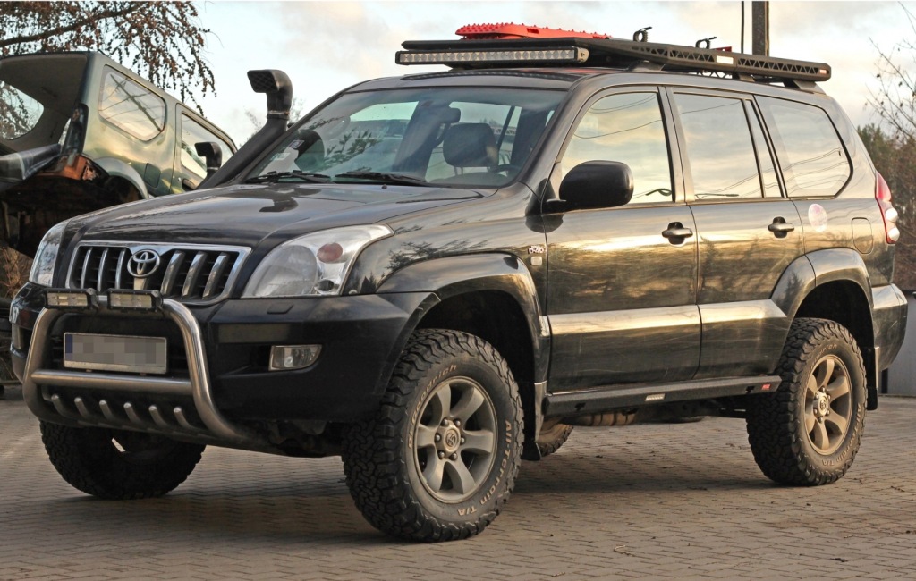 фото №16, Стальной пороги боковой toyota land cruiser 120 more 4x4