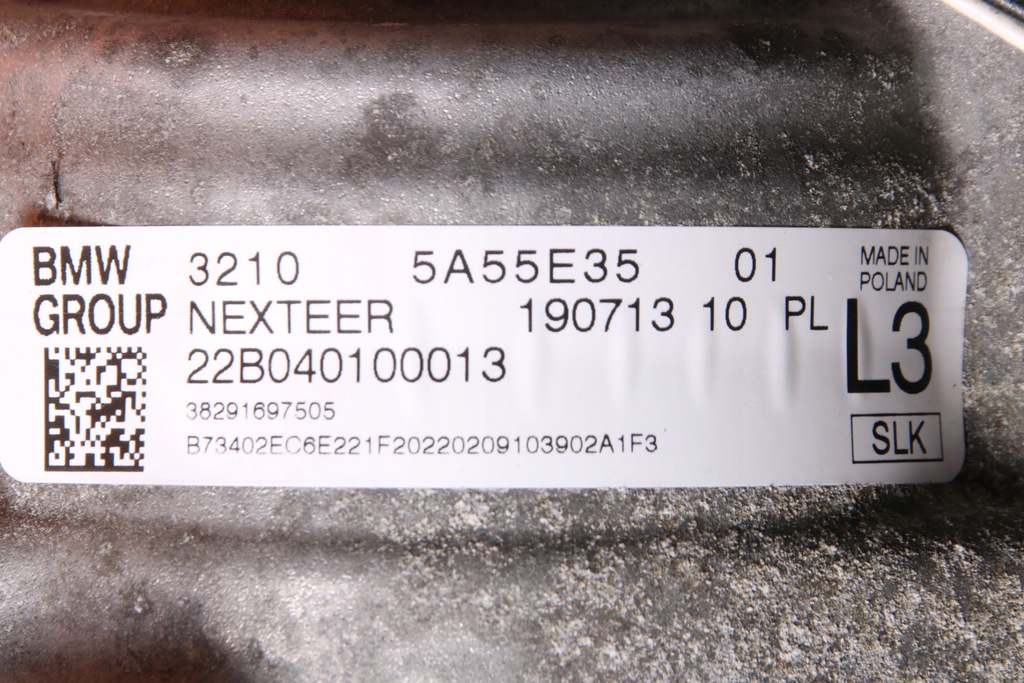 фото №8, Bmw 2' u06 x1 u11 x2 u10 трансмиссия рулевая рулевая рейка l3 5a55e35