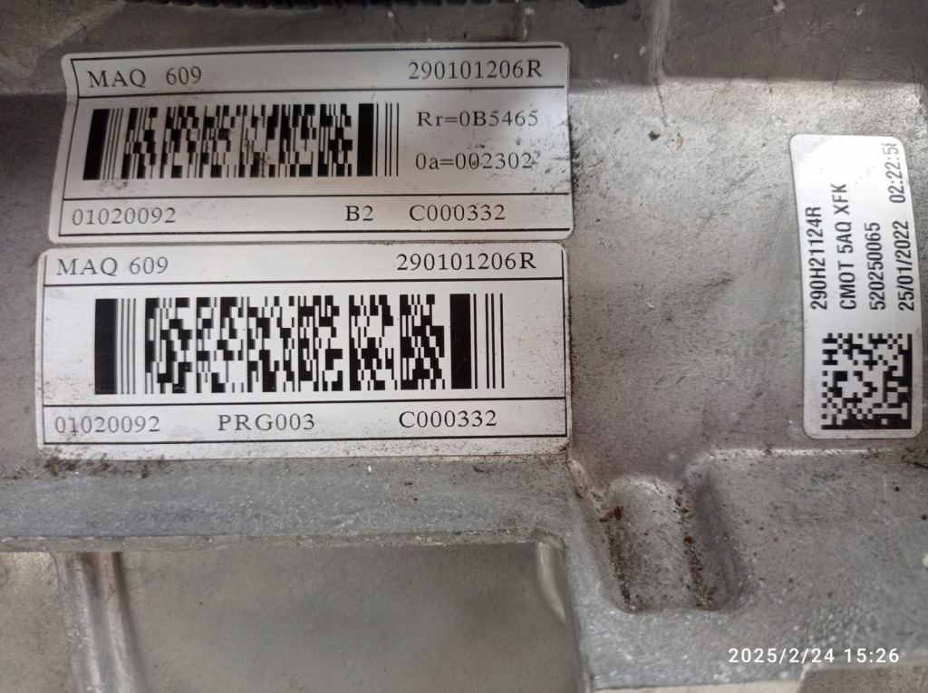 Двигун електричний renault kangoo iv 5aq609 290035489r пробіг 35 km Оригінал