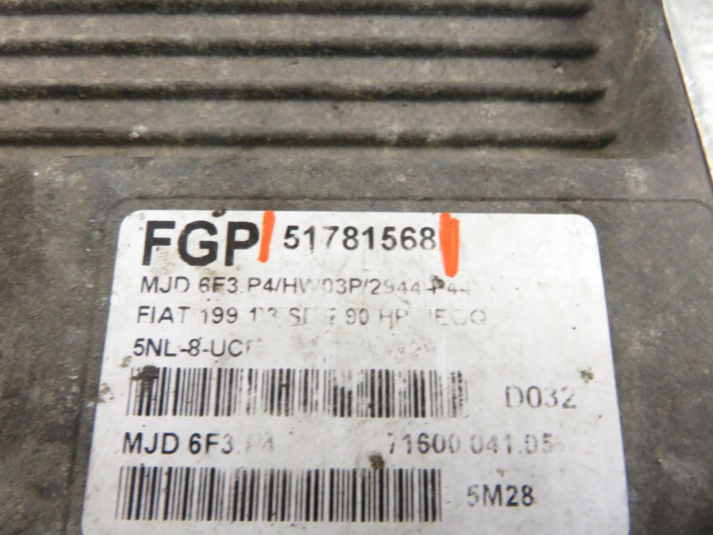 фото №11, Блок управления fiat grande punto 199_ 1.3 d multijet 90 - 199 a3.000 51781568