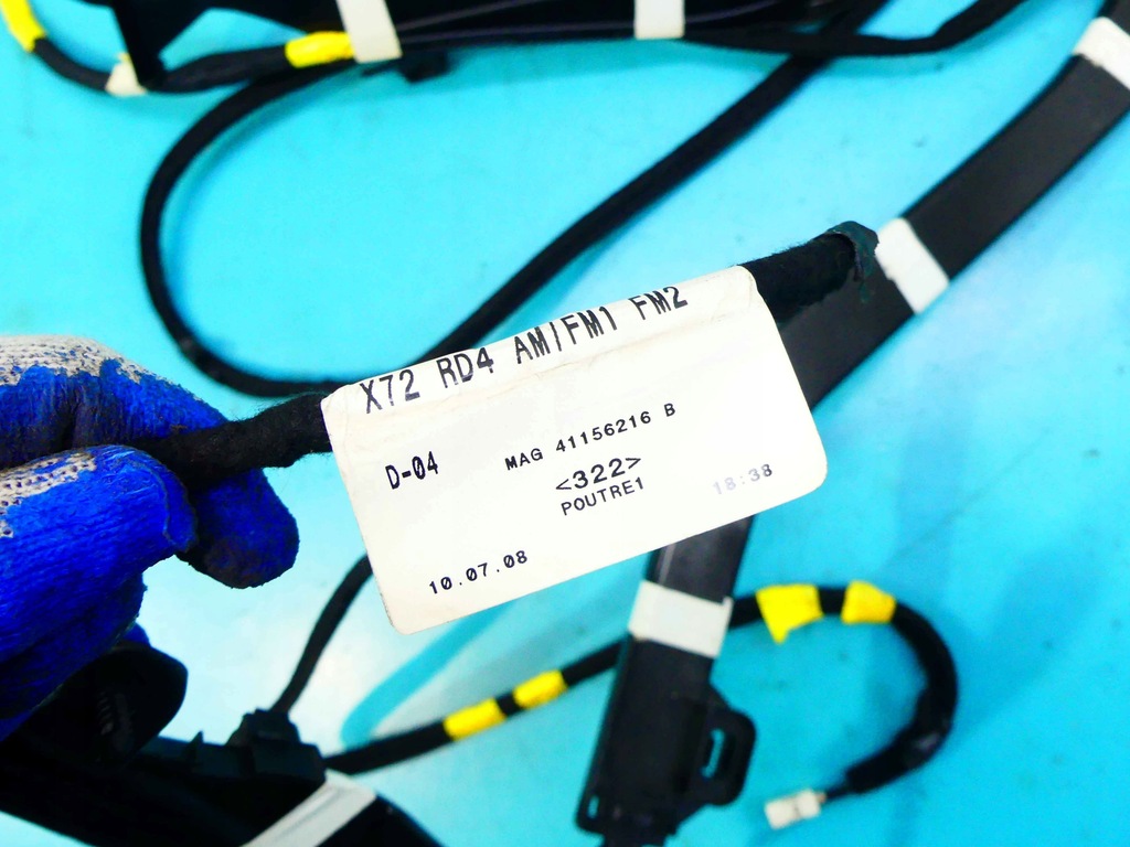 фото №7, Электропроводка жгут радио x72 rd4 citroen c5 iii
