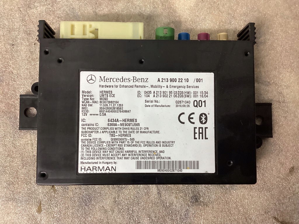 Купити Модуль bluetooth telematic mercedes w205 kombi c klasa