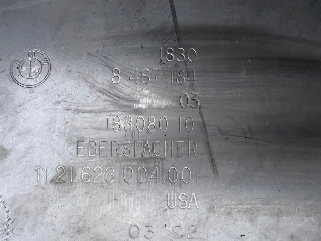 фото №7, Гаситель конечный выхлоп bmw x3 g01 8487184 повреждённый