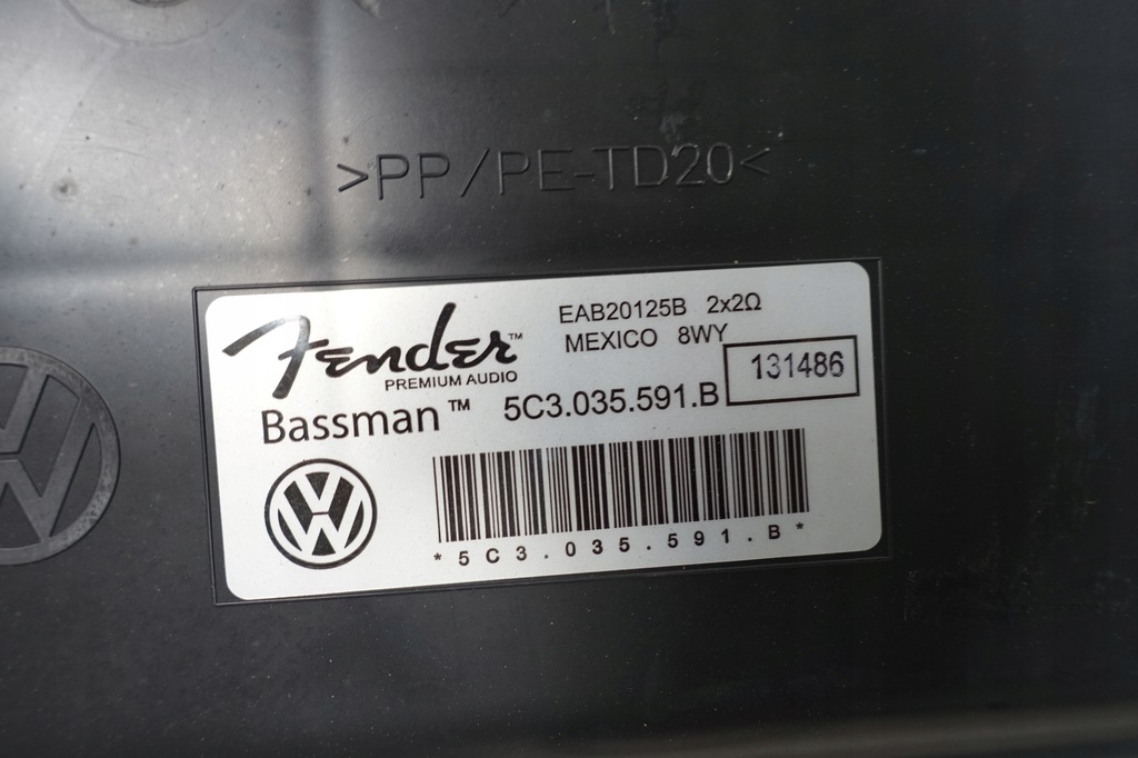 фото №6, Vw beetle 5c3 cabrio аудіосистема fender комплект