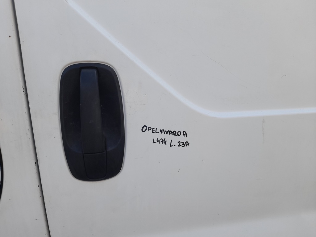 фото №8, Opel vivaro a двері лівий задня ліва зсувні l474