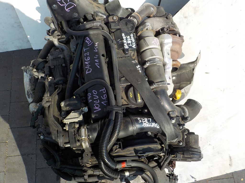 Volvo v40 12r 1.6d d2 114km двигатель d4162t комплектный Недорого