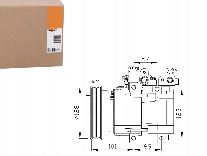 фото №15, 32204 nrf компресор кондиціонера