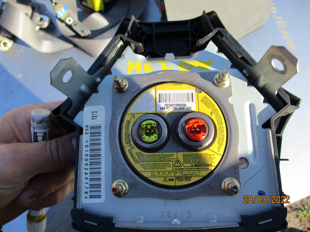 фото №5, Подушки безопасности натяжители ремни mazda 6 gg