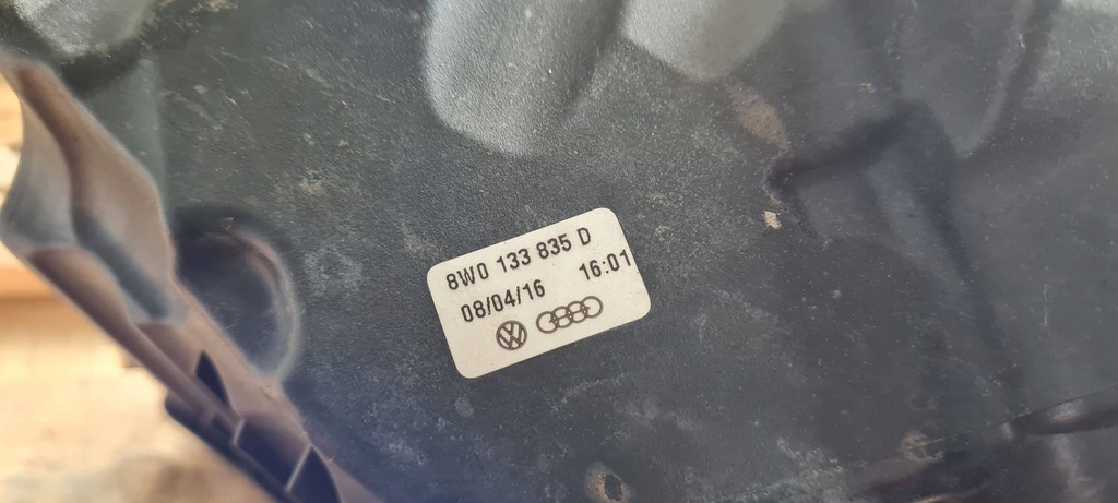 фото №10, A4 b9 8w корпус фильтра воздуха 2.0 tdi 8w0133835d a5 8w