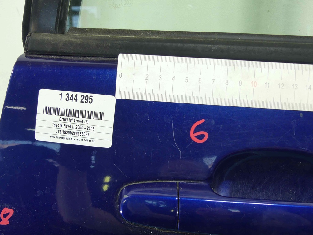 фото №8, Двері задня праве toyota rav4 ii 8m6