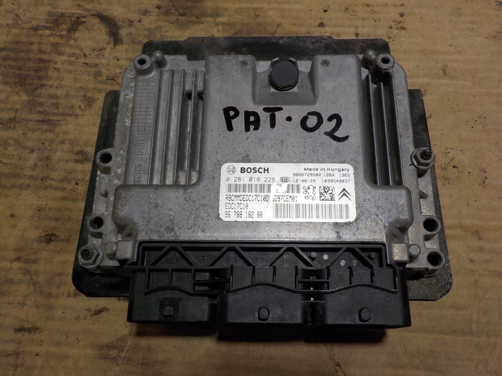 фото №1, Partner бортовий комп'ютер двигуна 1.6 hdi 9678818280