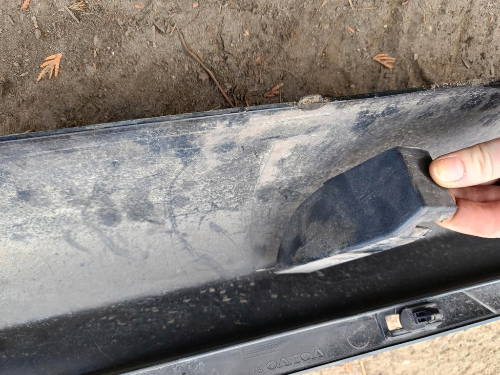 фото №13, Молдинг порог правая защита порог volvo xc60 i