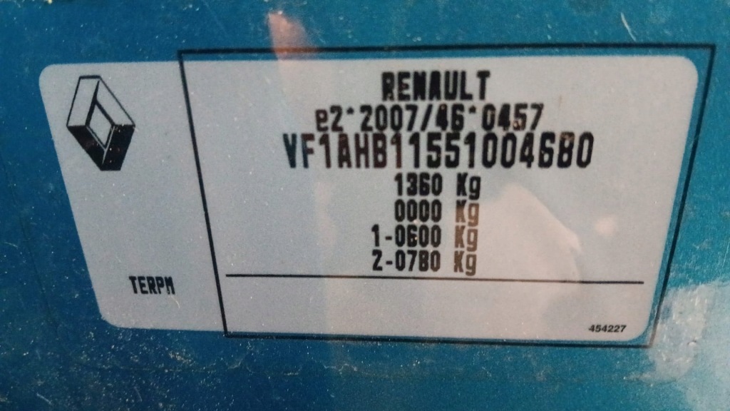 фото №5, Перед бампер лампа капот крила радіатор renault twingo iii terpm