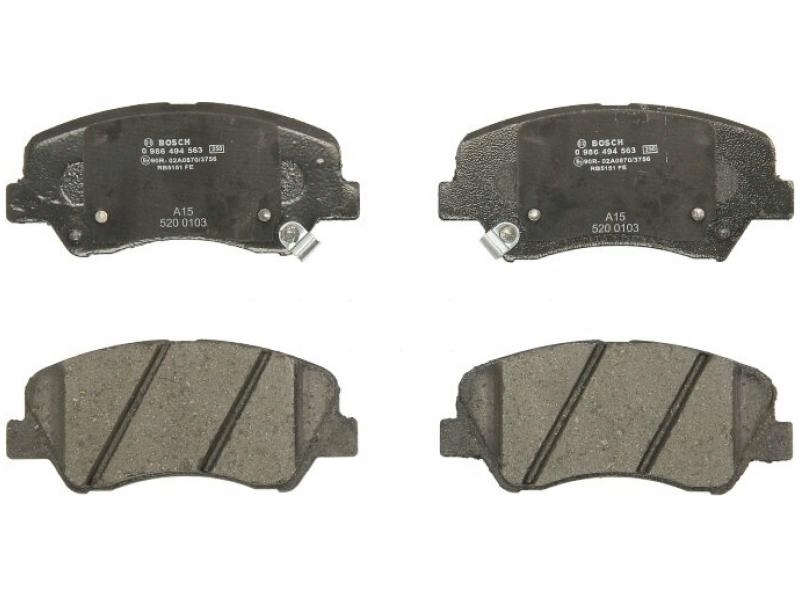 Купити Гальмівні колодки гальмівні bosch 986 494 563