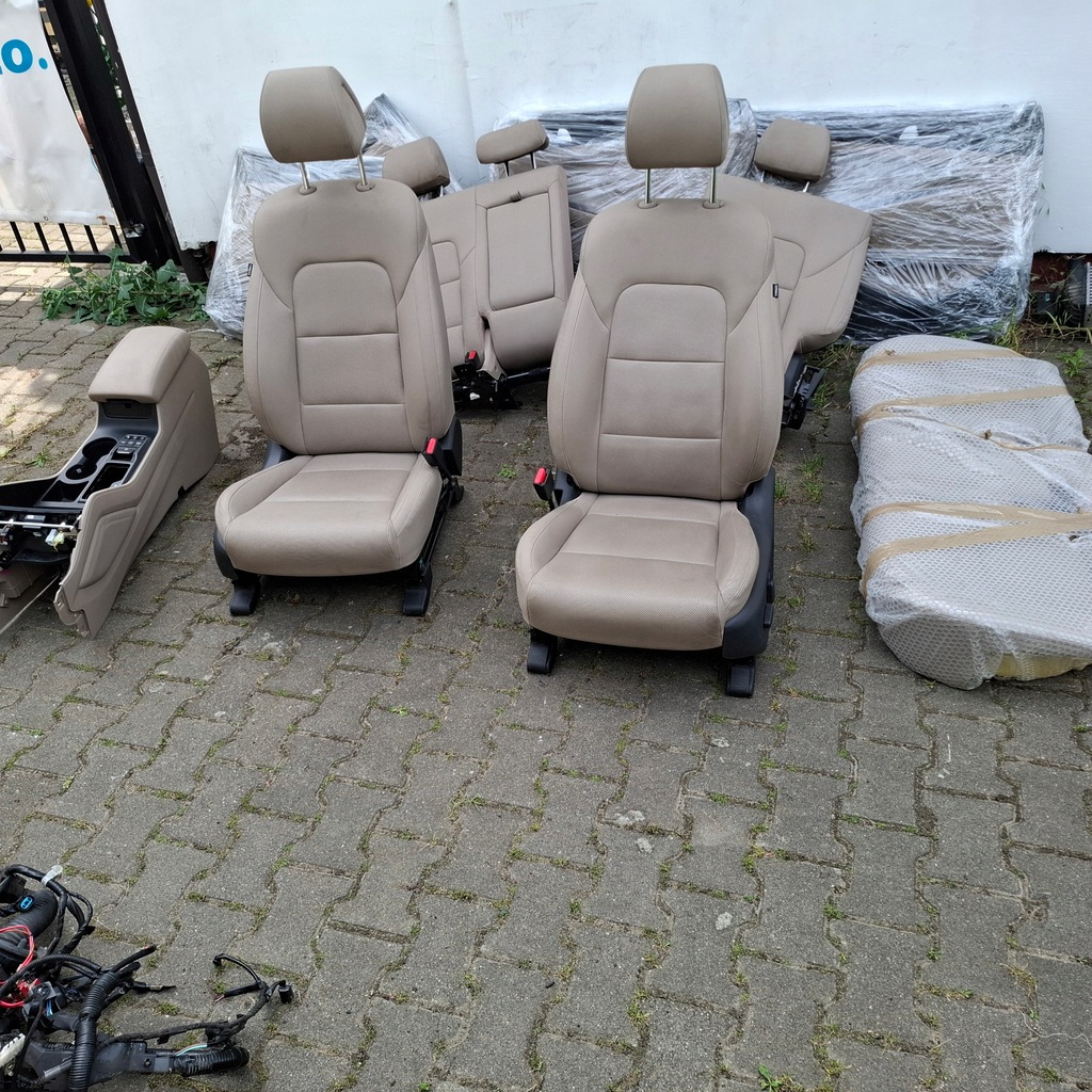 фото №11, Hyundai tucson ii 2 iii 3 15-20 комплект сидений кожа бежевые super состояние