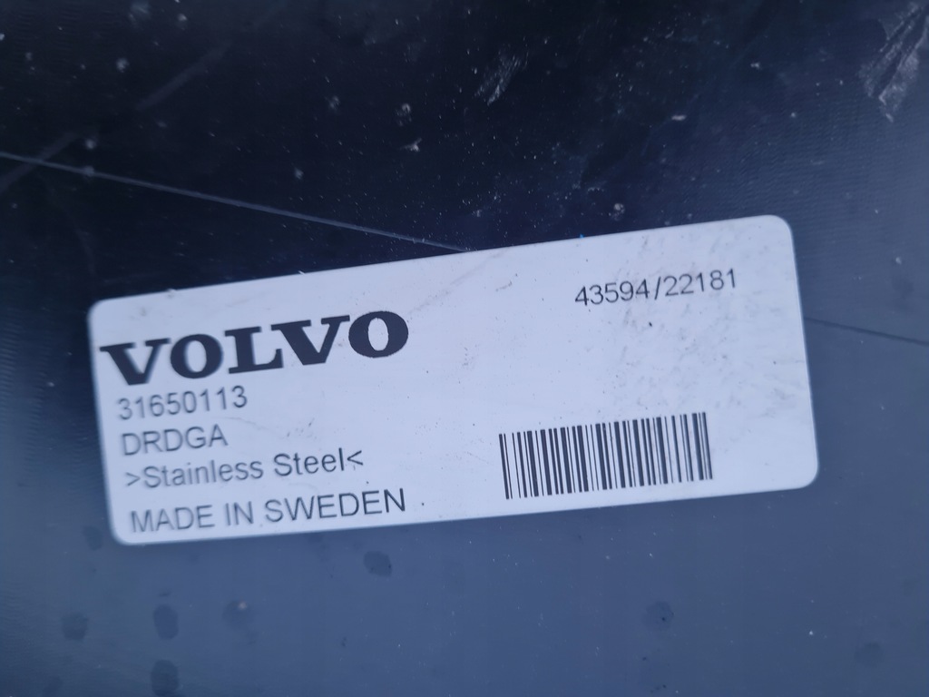 фото №13, Volvo xc40 18- спойлер накладка бампер перед