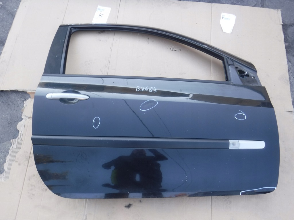 фото №1, Дверь правый перед renault clio iii 3 дверь