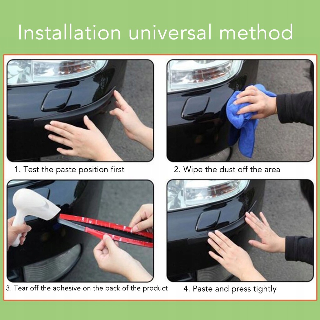 фото №5, 4 szt. лента защитная na бампер образец с волокно