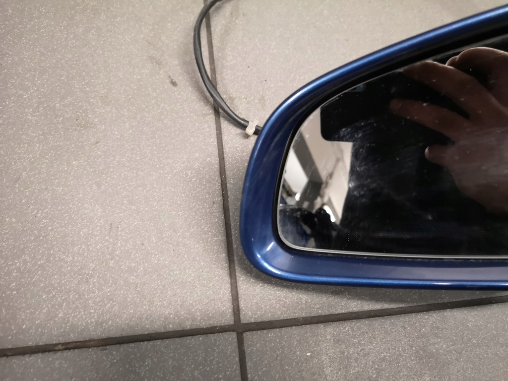 фото №6, Дзеркало зовнішнє ліва audi a4 b6 uk niebieskie