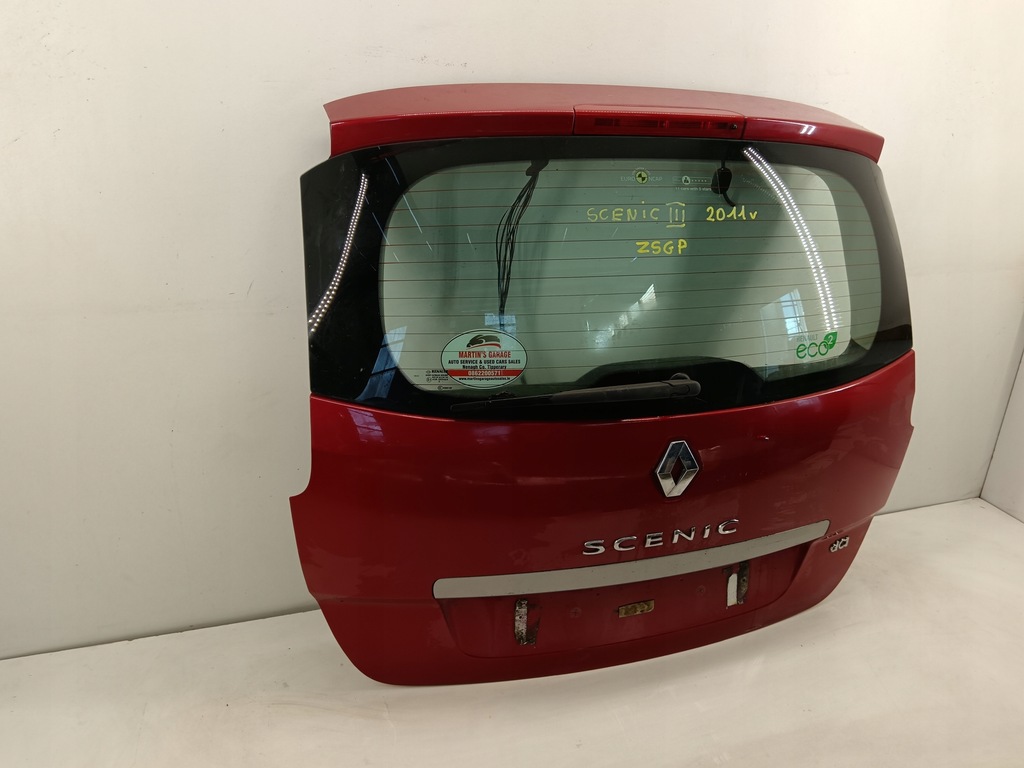 фото №3, Крышка багажника багажника задняя renault grand scenic iii 08-12 zsgp