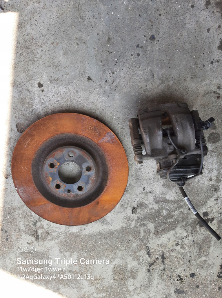 фото №1, Audi q7 4m lift суппорт тормозной задняя правый