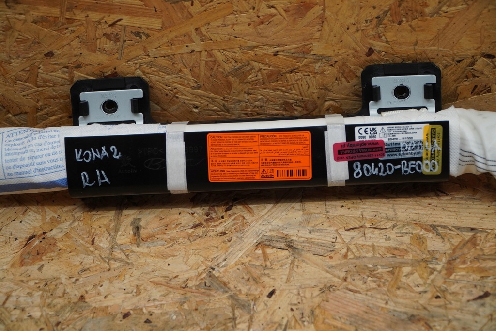 фото №10, Шторка безопасности подушка безопасности левая 80410-be000 lub правая 80420-be000 kona ii оригинал 23-