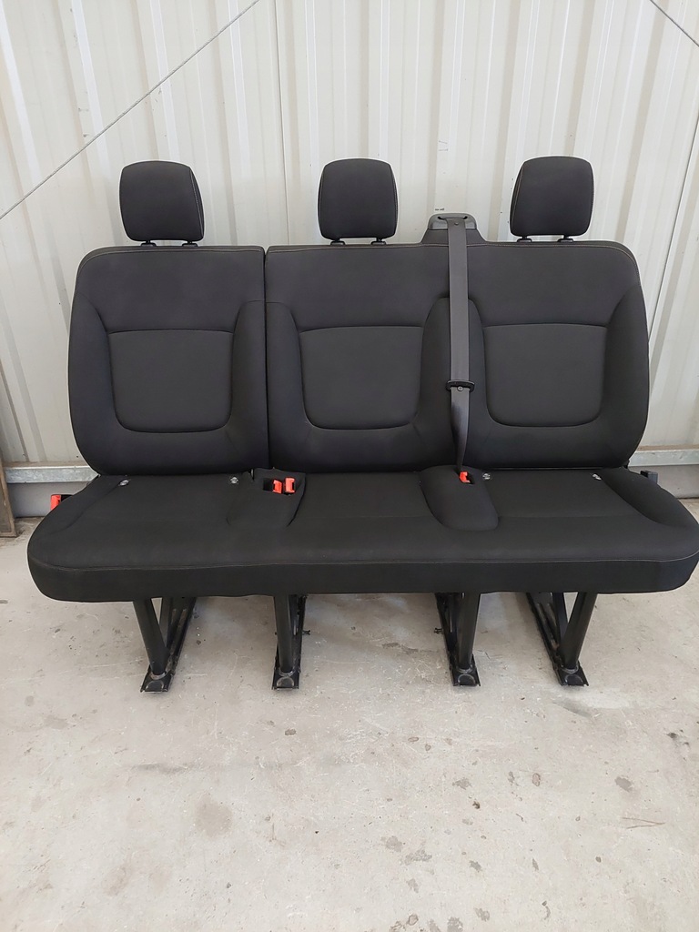 фото №1, Trafic iii vivaro b nv300 сидіння сидіння лавка ii ряд ремені