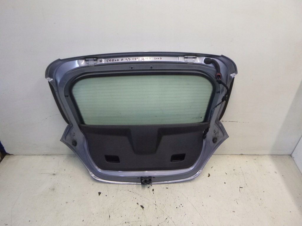фото №9, Кришка багажника задня opel corsa d lift z163 3d 2007