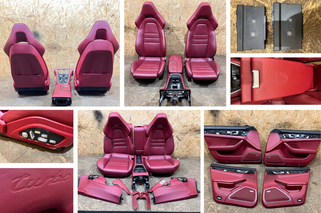 фото №1, Idealne kpl сидіння шкіра + модулі porsche panamera 971 1