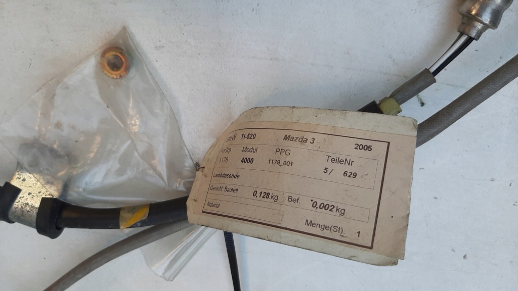 фото №5, Датчик лямбда-зонд mazda 3 2.0 84lf68341f26