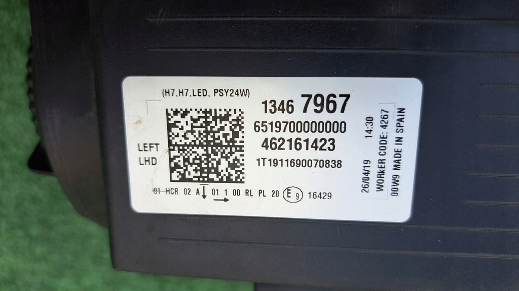 фото №5, Opel crossland x лампа передняя обычная+ led