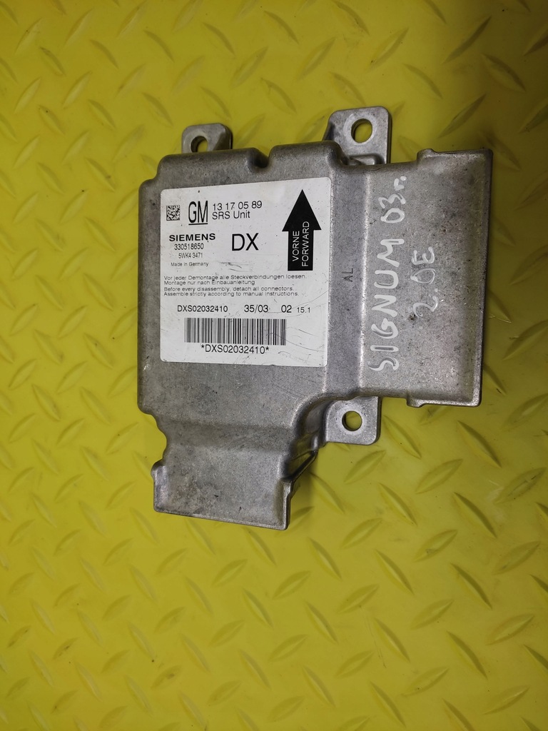 фото №1, Opel signum 2.0 датчик air bag 13170589