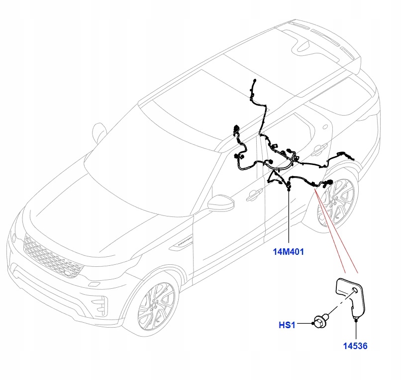 фото №7, Жгут подвеска заднего discovery 5 v l462 17-