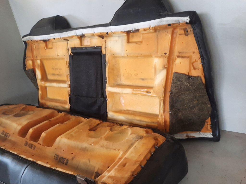 фото №9, Alfa romeo 166 03-07 заднее сиденье кожа задняя задняя