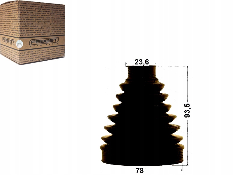 Febest накладка шарнір комплект . в Україні