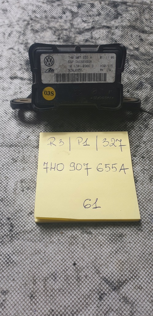 фото №1, Модуль датчик esp 7h0907655a audi