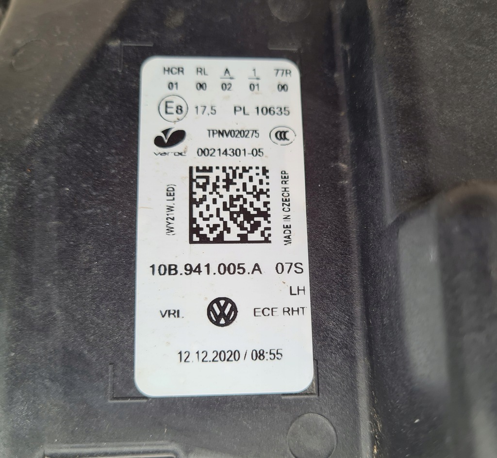 фото №11, Лампа ліва full led vw id 3 10b941005a