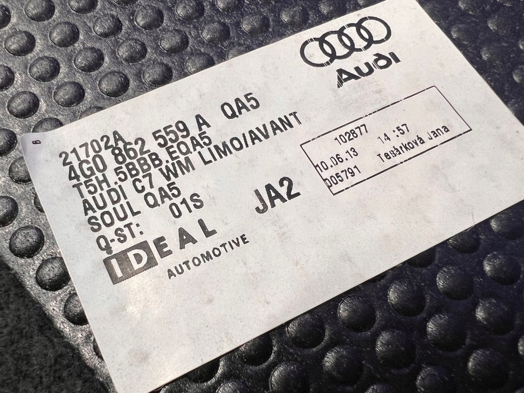 фото №5, Audi a6 c7 обшивка багажника 4g0862559a