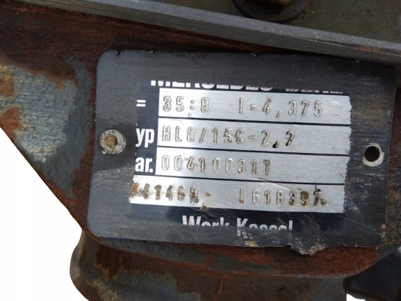 фото №2, Vw lt sprinter дифференциал мост задняя 3.58
